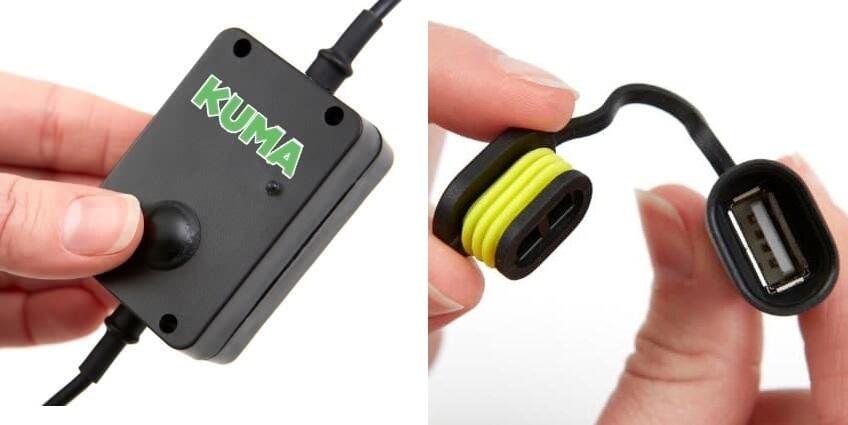 Charger Motor KUMA Desain Inggris, Senjata Panas-Hujannya Ojek Online