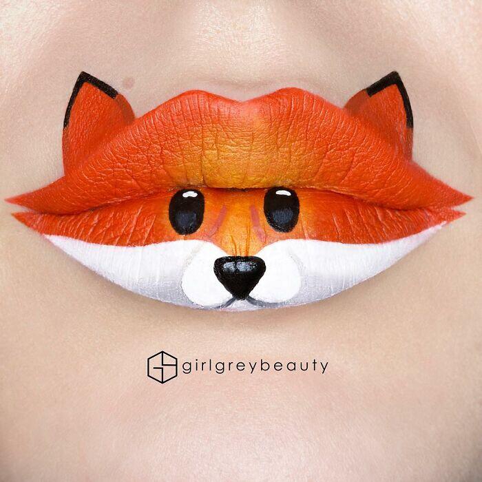 Kenalin Nih ... Lip Art Seni Melukis di Permukaan Bibir yang Menakjubkan!