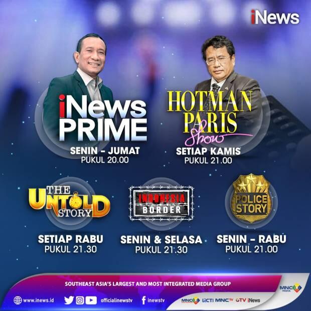 Minggu Depan, iNews Hadirkan Program-program Baru Terbaik Menemani Malam Pemirsa