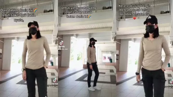 Viral Wanita Cantik Ini Mengaku Sulit Keluar dari LGBT