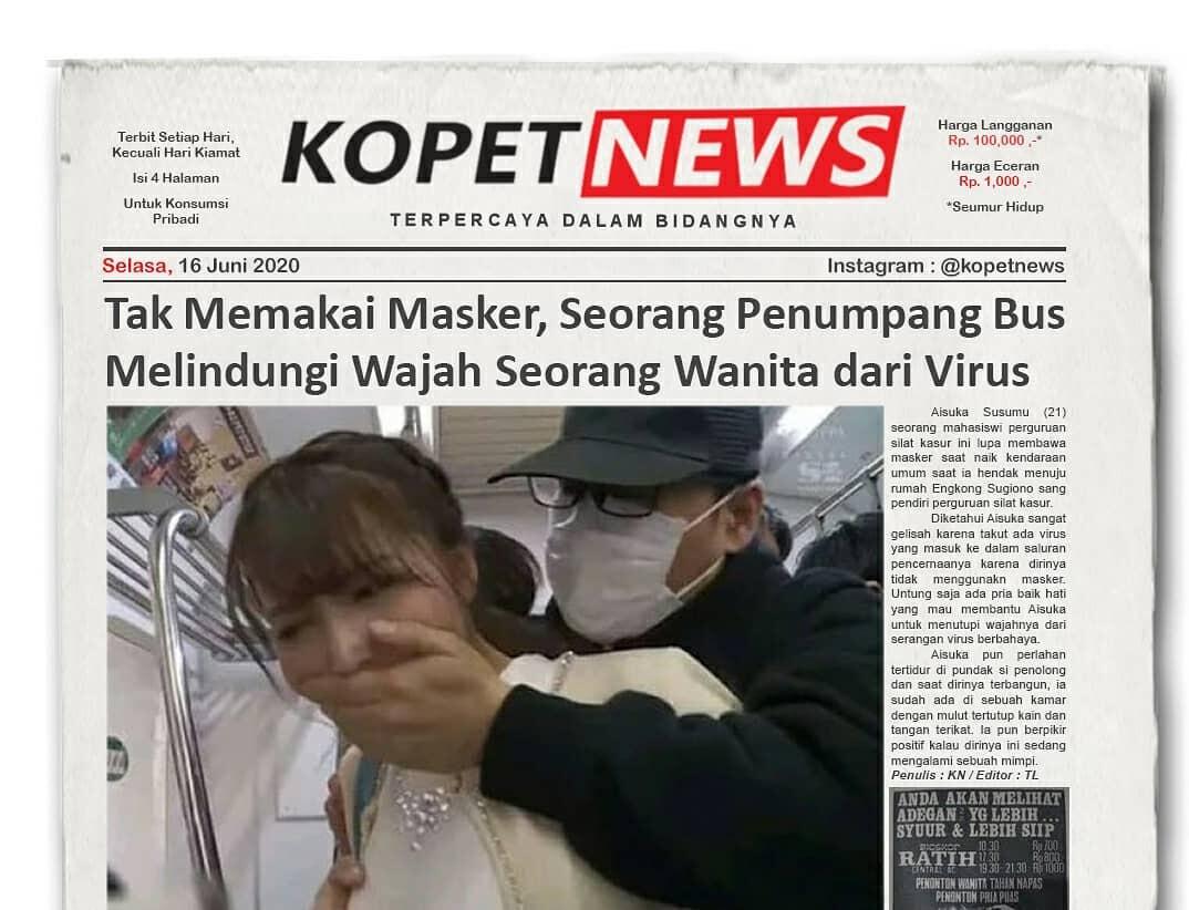 Kocak, 5 Berita Ngawur Dilansir dari KopetNews, Terbit Tiap Hari Kecuali Hari kiamat!