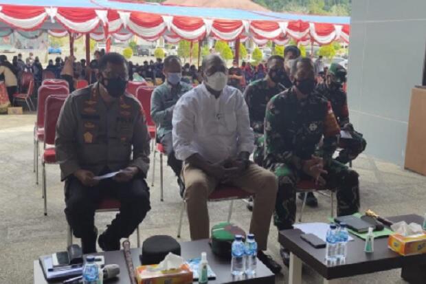 Pangdam Kasuari Rapat Virtual dengan Presiden Jokowi tentang Vaksinasi Massal