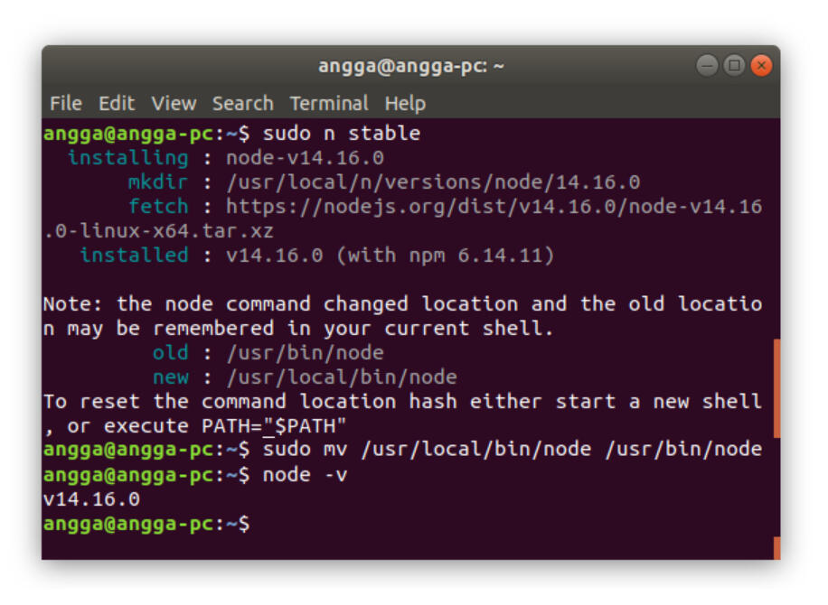 Cara Install Node JS Terbaru di Ubuntu