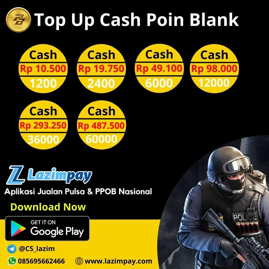 Top up Cash Pointblank Mobile disini | lazimpay