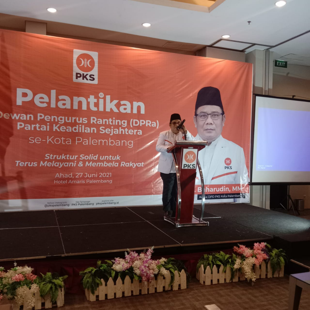 Lantik 100% DPRa Sekota Palembang, PKS Panaskan Mesin Partai