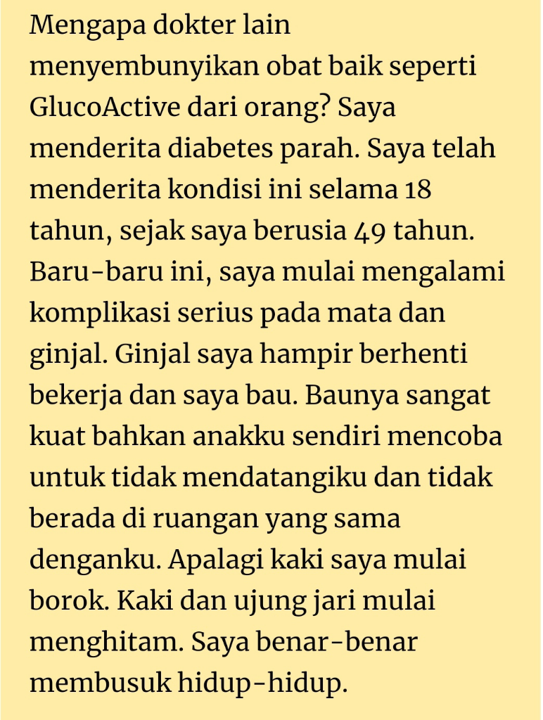 Kesalahpahaman Di Antara Orang Indonesia Tentang Diabetes Yang Memperpendek Usia.