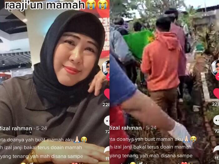 Viral Kisah Pilu Pria Terinfeksi Corona, Saksikan Pemakaman Ibu dari Ponsel