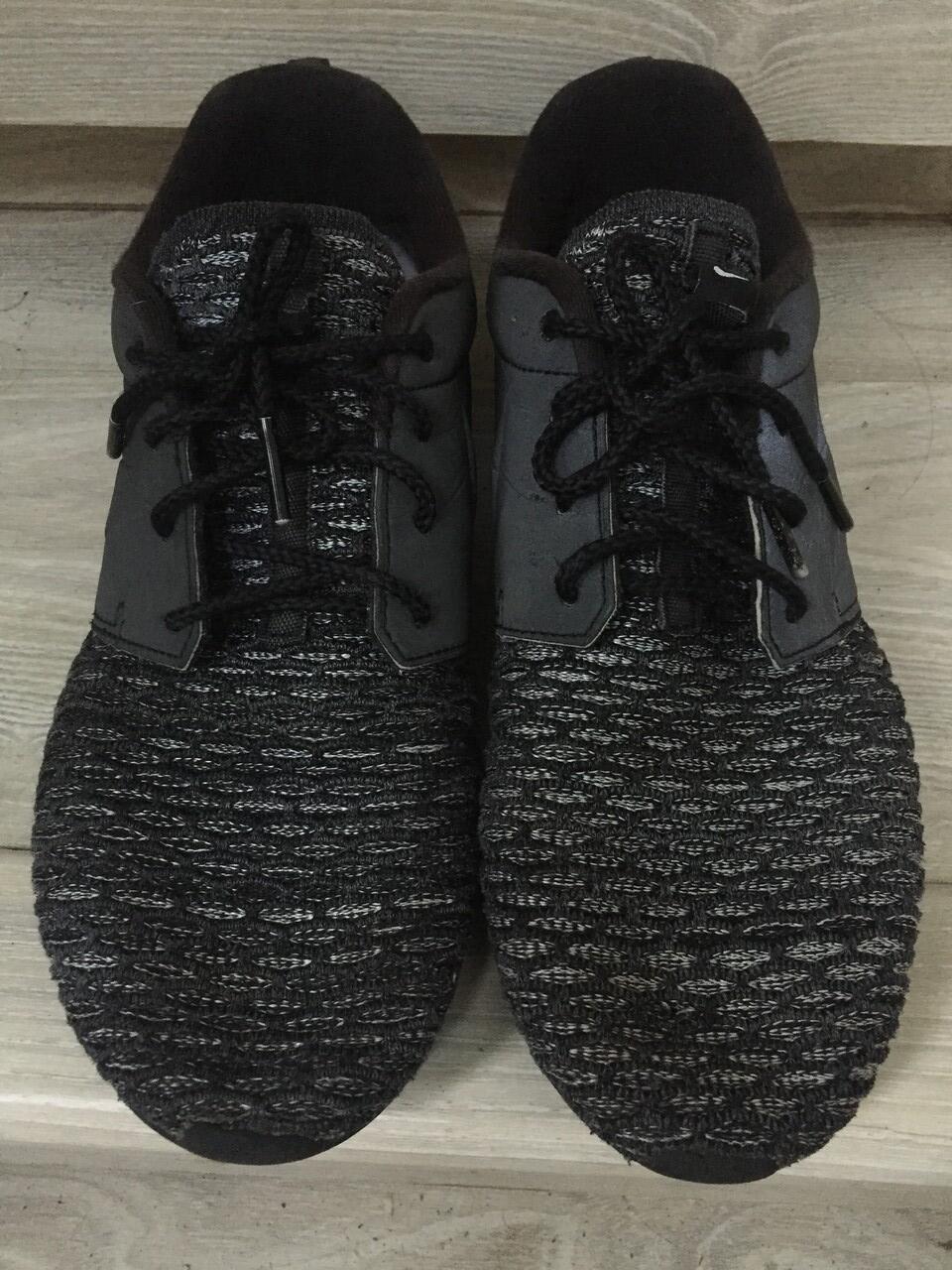 NIKE ROSHE NM FLYKNIT PREMIUM BLACK/ BLACK- DARK GREY- WHITE