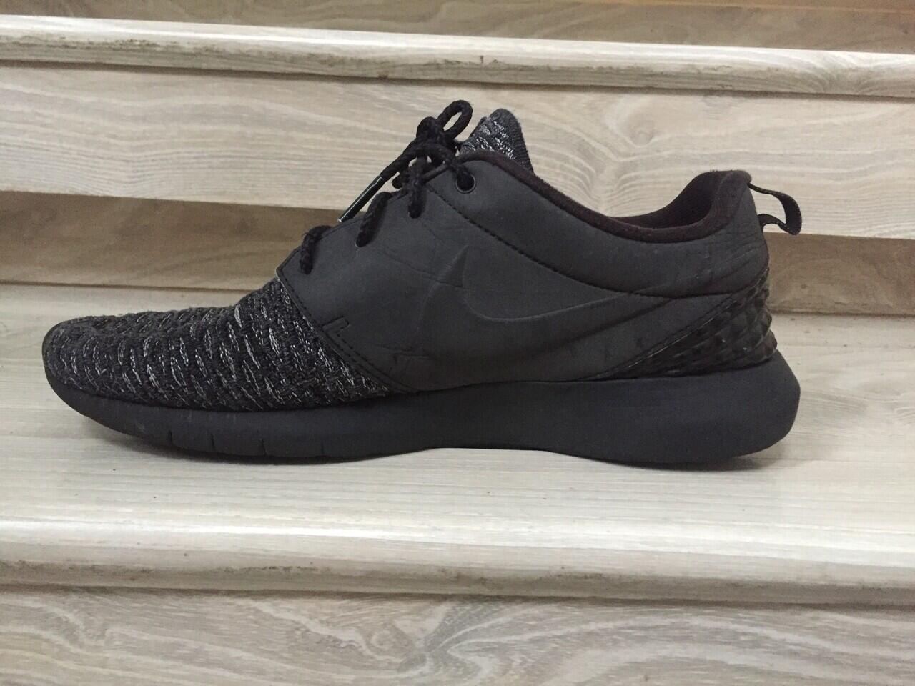 NIKE ROSHE NM FLYKNIT PREMIUM BLACK/ BLACK- DARK GREY- WHITE