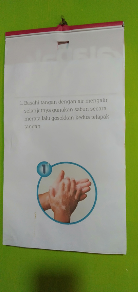 Mengajarkan Cuci Tangan Pada Anak Usia Dini dengan Media Flipchart 
