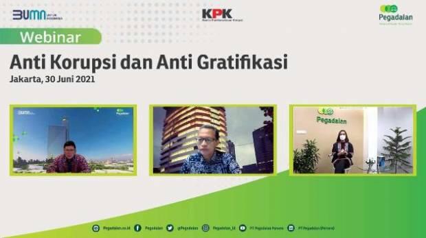 Pegadaian Gelar Webinar Kampanye Antikorupsi dan Antigratifikasi