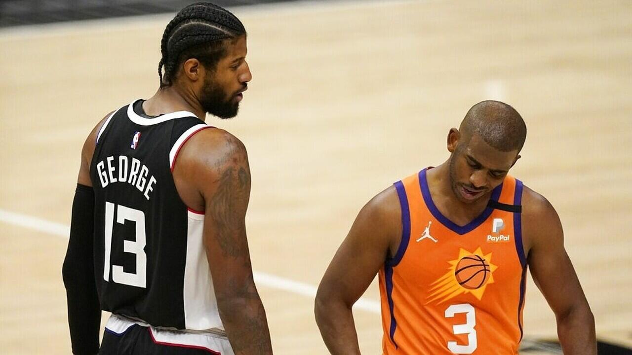 LA Clippers vs Phoenix Suns Game 6 NBA Western Conference 103-130