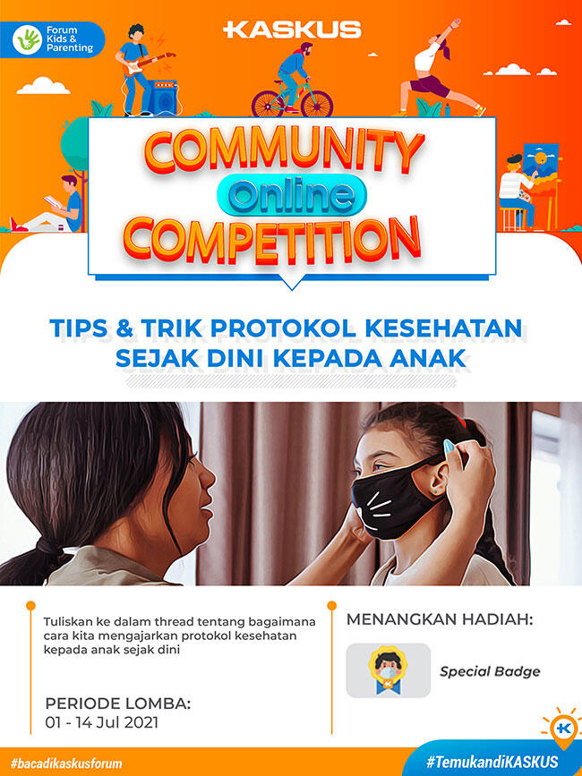 &#91;COC&#93;Tips & trik mengajarkan protokol kesehatan sejak dini kepada anak