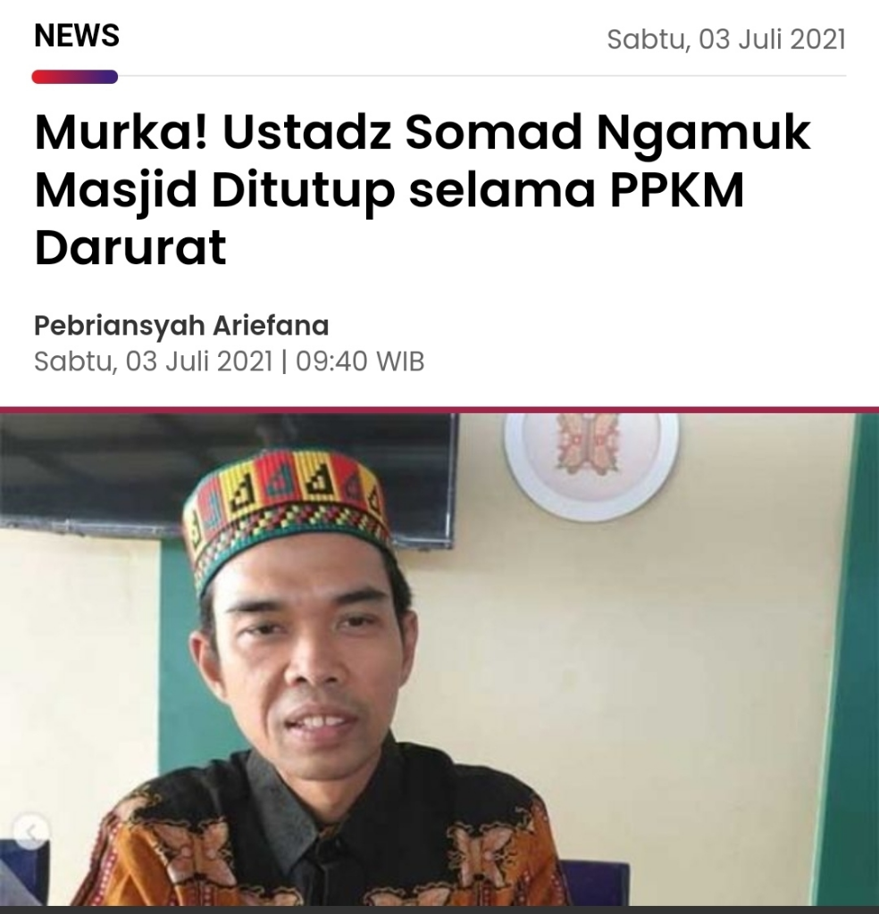 Haedar Nashir Gerah Pada Kaum Anti-Covid, Dai Muhammadiyah Harus Baca Ini!