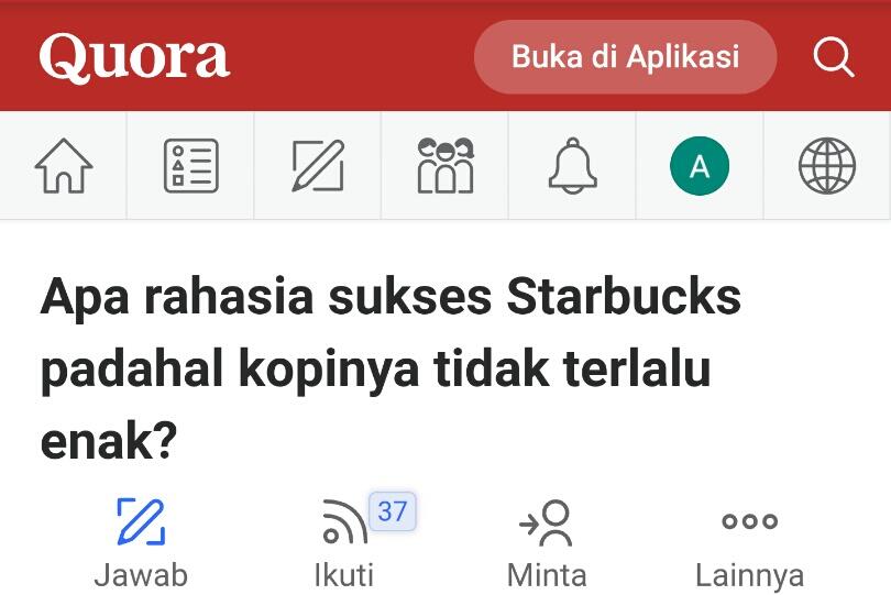 Rahasia Sukses Starbucks Padahal Rasa Kopinya Tidak Terlalu Enak