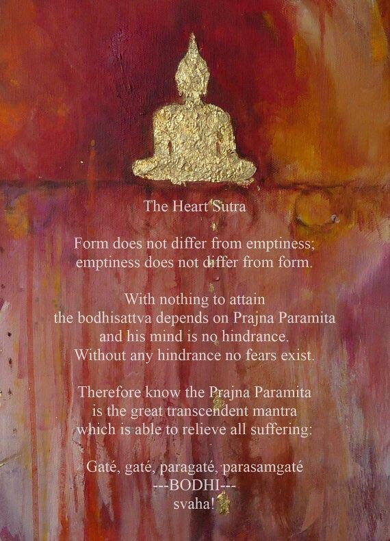 Prajñāpāramitā Hṛdayasūtra / Heart Sutra / Sutra Hati