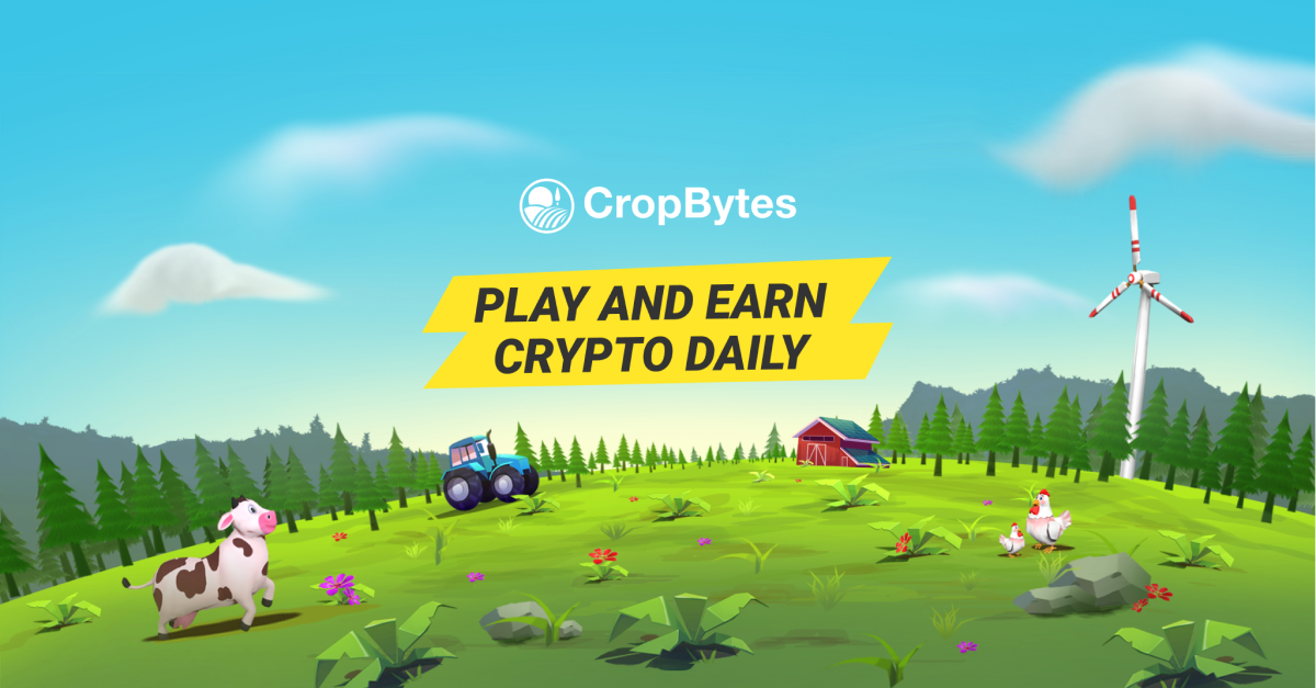CROPBYTES - PLAY & EARN CRYPTO DAILY, MAIN GAME YANG MENGHASILKAN UANG FOR LIFE