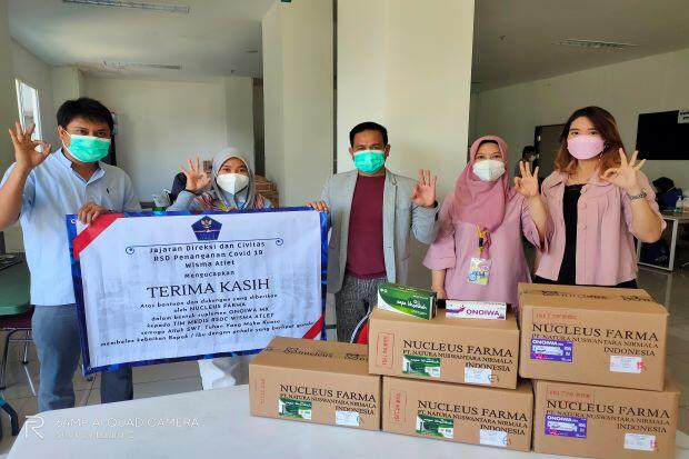 Peduli Kesehatan Para Nakes, Nucleus Farma Donasi Suplemen Herbal