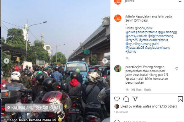 Senin Pertama PPKM Darurat, Mobilitas Masyarakat Masih Tinggi