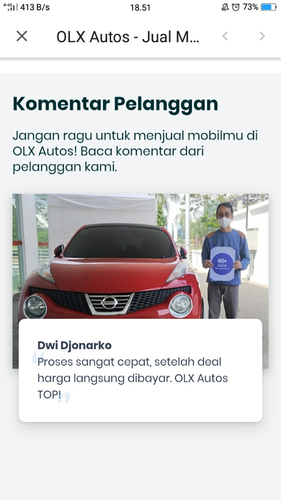 Semewah Cinta Pertama Yang Joss, Tak Ada Iklan Pembuat Ragu Dalam Fitur OLX AUTOS