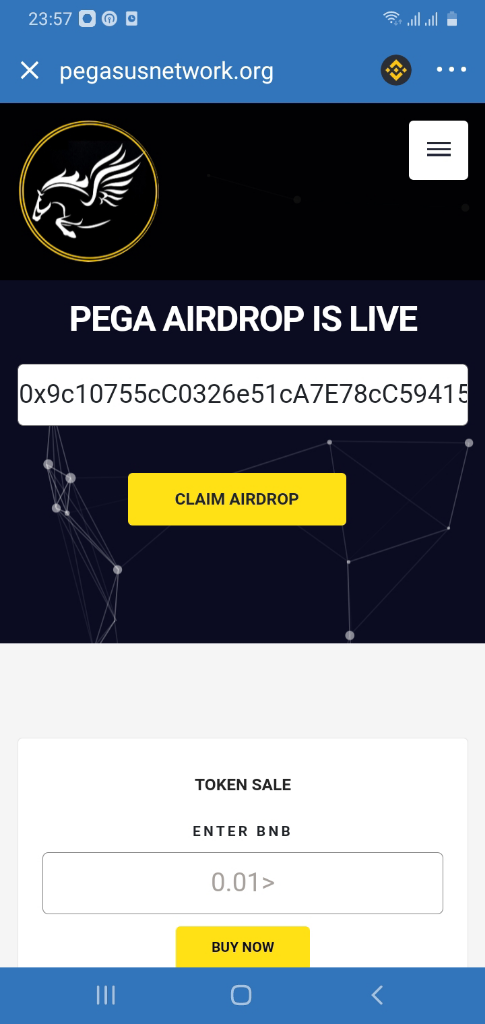 Claim airdrop