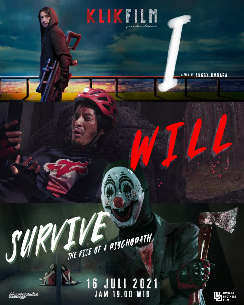 Pengalaman Baru Omar Daniel, Onadio & Morgan Oey di Film Trilogy I, Will, dan Survive