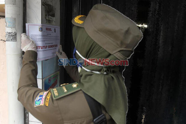 Terjaring Razia, 22 Tempat Usaha danPerkantoran di Jaktim Ditutup