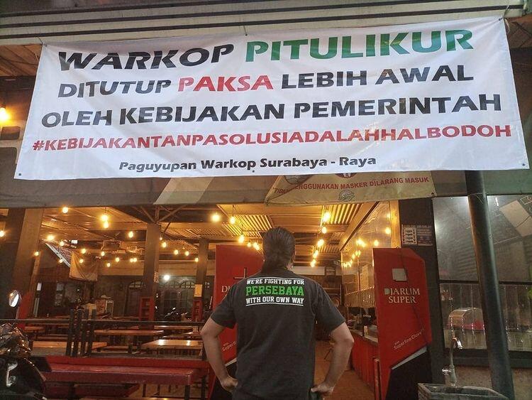 Viral Video Warkop Sudah Tutup Diobrak Satpol PP Kota Surabaya, Pemiliknya 'Ngegas'