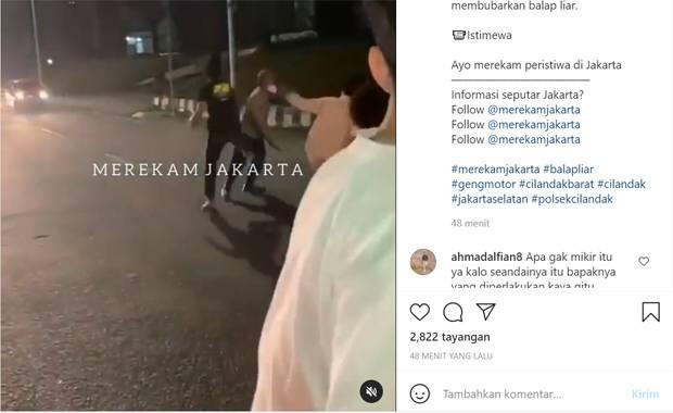 Bubarkan Balap Liar, Polisi Malah Dikeroyok Geng Motor