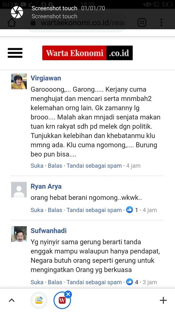 Rocky Gerung: Bank Dunia Akhirnya Sadar Jokowi Hanya Lip Service