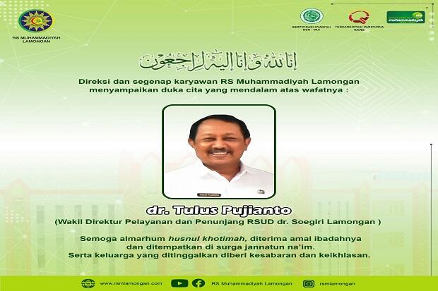 Kabar Duka Datang Dari Lamongan, 2 Dokter Meninggal Dunia Terpapar COVID-19