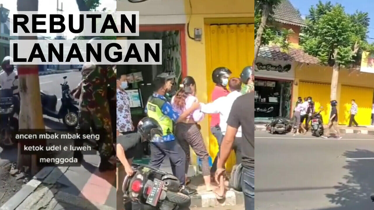 Plis Deh! Jangan Tengkar Di Pinggir Jalan. Direkam Orang Kan Akhirnya. Viral Deh!