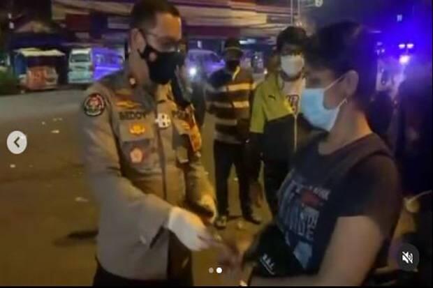 Keren! Kapolsek Pulogadung Beri Ganti Untung Syaratnya Warung Tutup saat PPKM Darurat