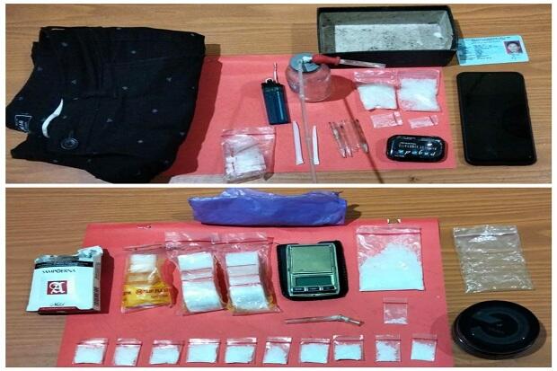 Rumah 2 Pengedar Narkoba di Toboali, Polisi Temukan 16 Paket Sabu
