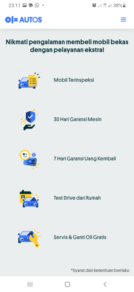 Share Pengalaman Memakai OLX Autos