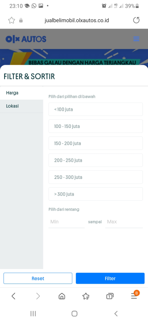 Share Pengalaman Memakai OLX Autos