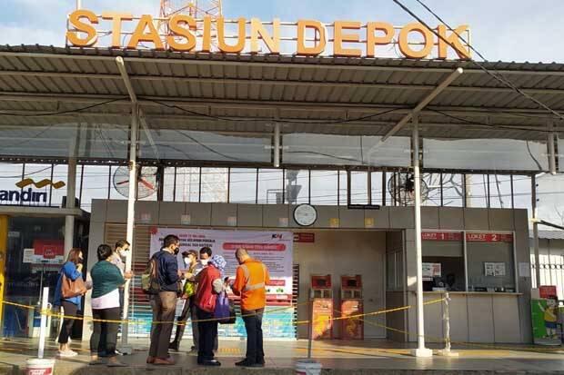 Wajib Punya STRP, Penumpang KRL Commuter Line di Stasiun Depok Turun 35%