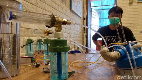 Solusi Krisis Oksigen Medis, Pria Cimahi Ciptakan Oxygen Maker