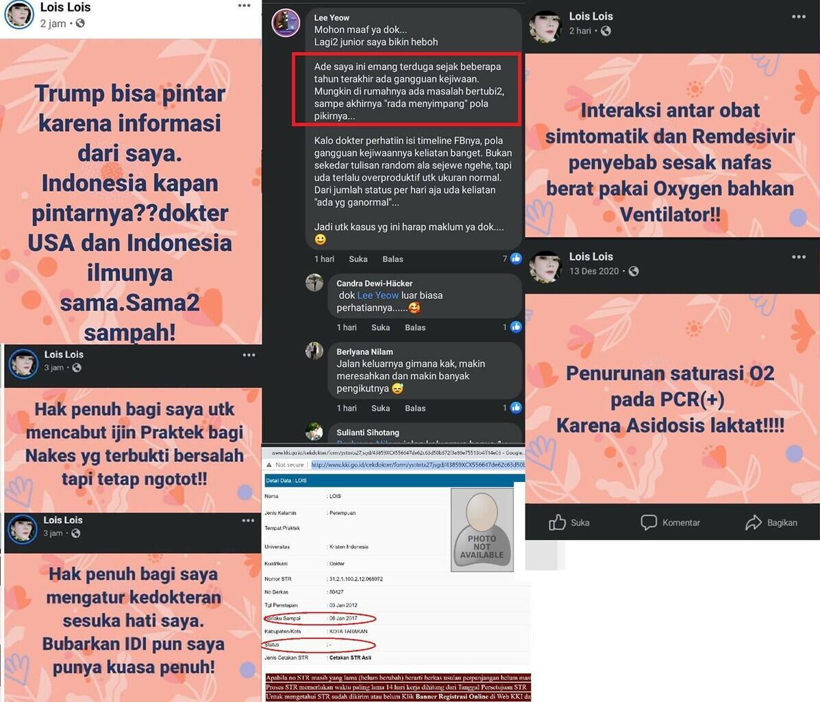 Lois Owien Terindikasi Gangguan Jiwa, Lois Bukannya Cewek Superman?