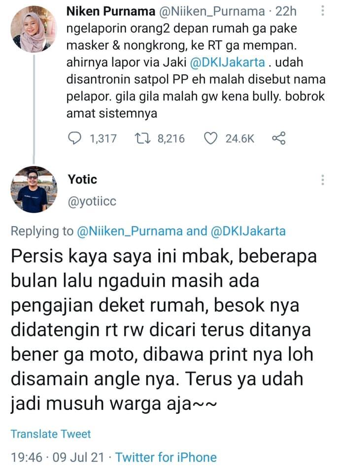 Kecewa Warga Gegara Identitas Laporan via JAKI Terbuka