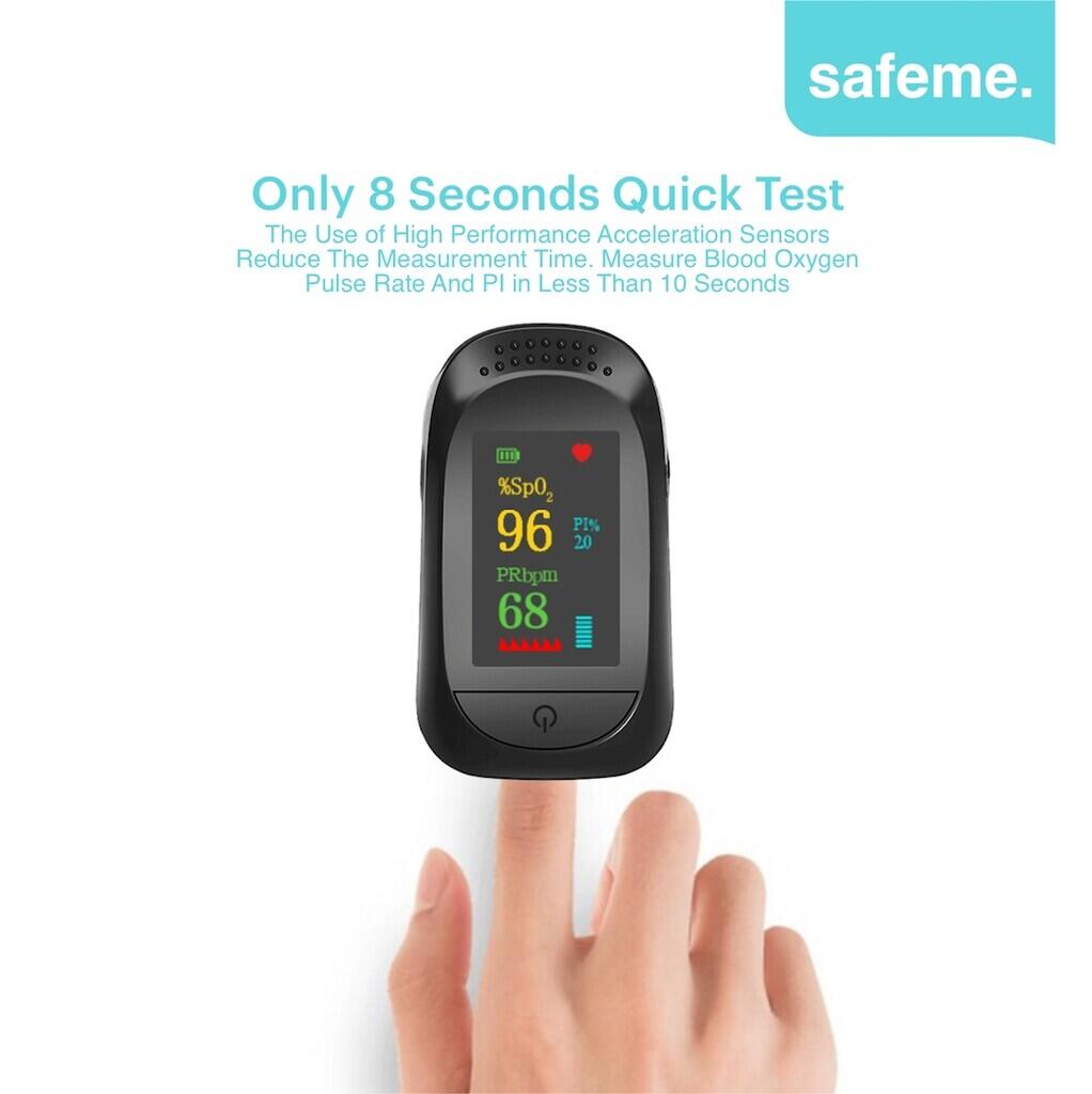 Pulse Oximeter Fingertip A2 Alat Kesehatan Pengukur Kadar Saturasi Oksigen