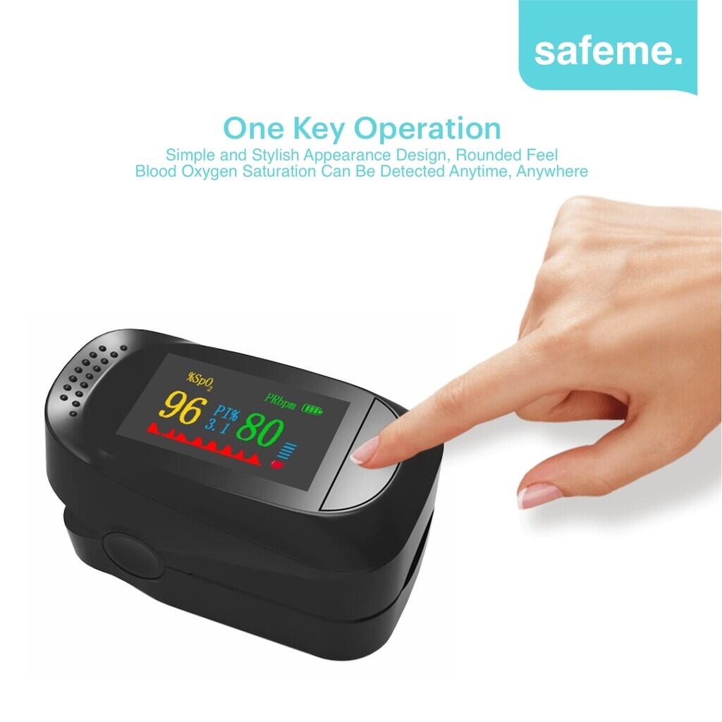 Pulse Oximeter Fingertip A2 Alat Kesehatan Pengukur Kadar Saturasi Oksigen