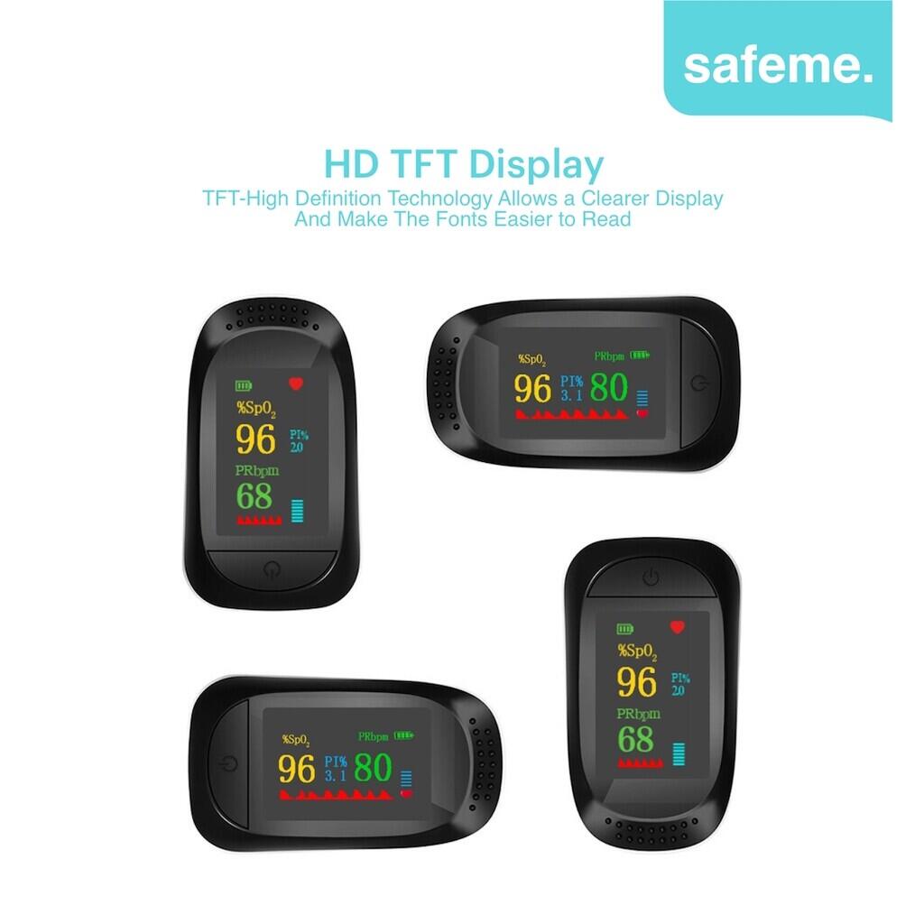 Pulse Oximeter Fingertip A2 Alat Kesehatan Pengukur Kadar Saturasi Oksigen