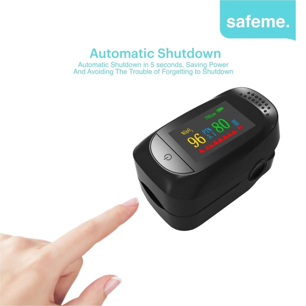 Pulse Oximeter Fingertip A2 Alat Kesehatan Pengukur Kadar Saturasi Oksigen