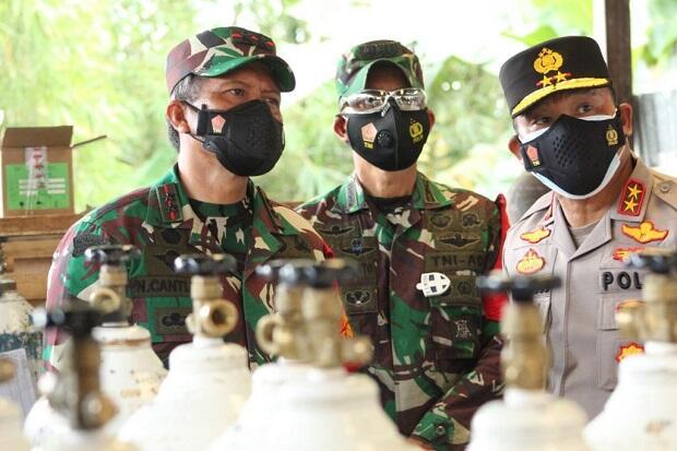 Pangdam XVIII/Kasuari Tingkatkan Produksi Oksigen untuk Pasien Covid-19