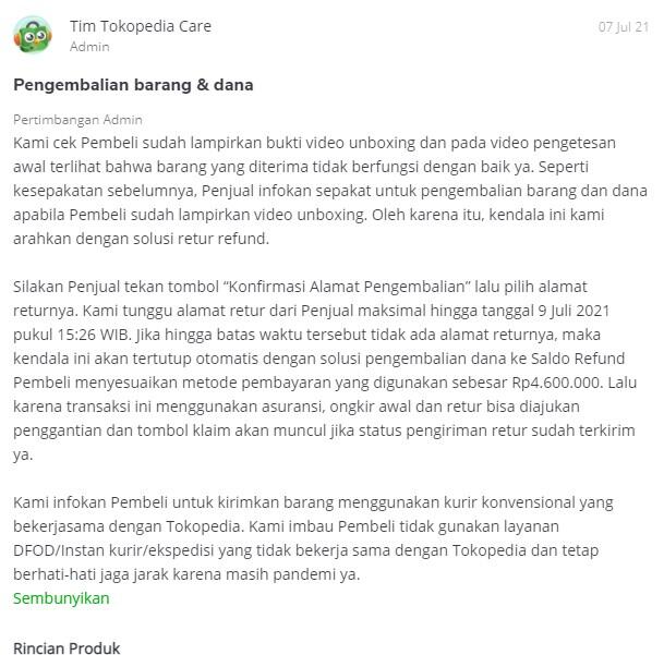 Surat Terbuka Ke-2 untuk Tokopedia yang selalu tidak adil ke Penjual