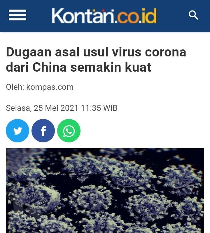 Pantau Situasi, China Yakin Indonesia Akan Menang Lawan Corona

