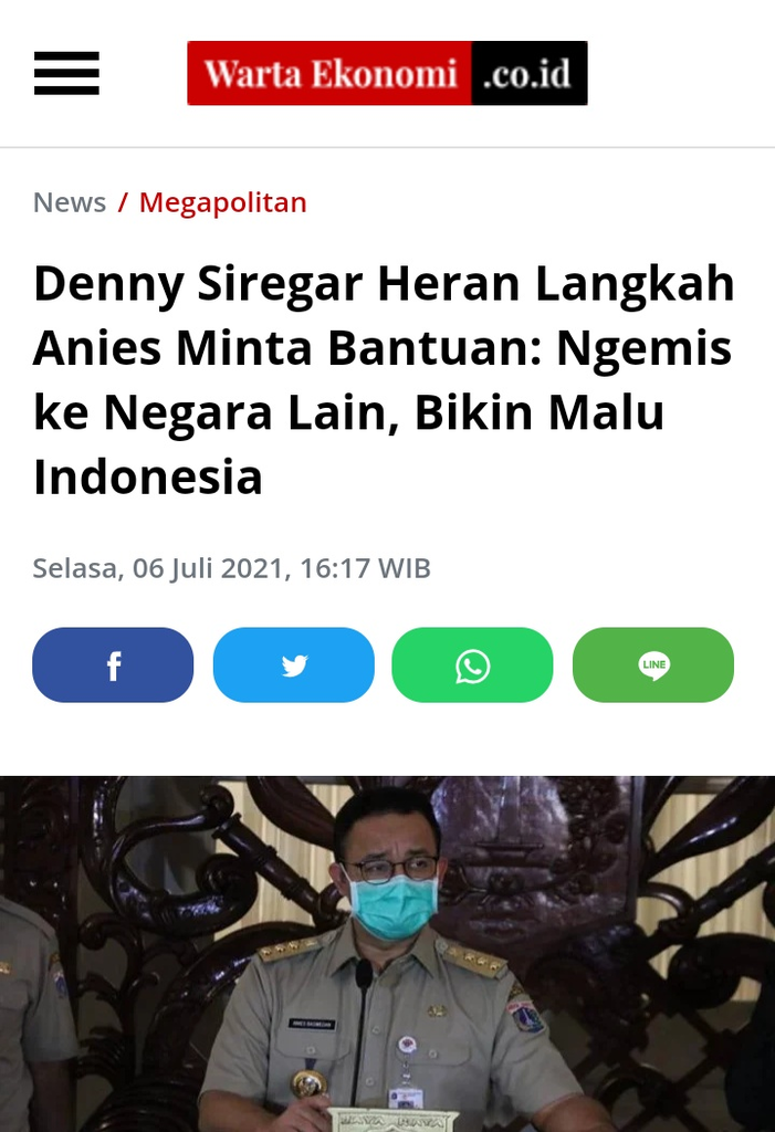 Covid-19 Menggila, Luhut Akui Pemerintah Minta Bantuan Negara Asing dan Swasta