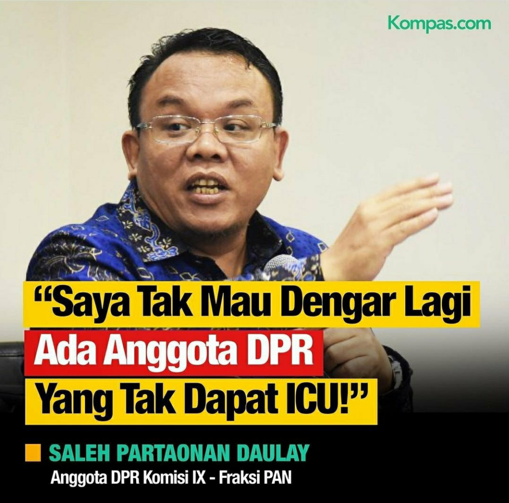 Sindir Anggota DPR yang Minta Ruang ICU, Dedek Prayudi: Partai Amanat Ruling Class