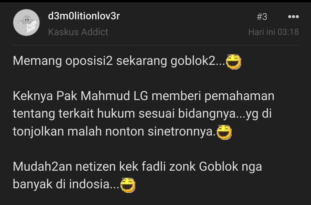 Denny Siregar soal Mahfud Md Nonton Ikatan Cinta: Empati Sedang Terbang ke Bulan